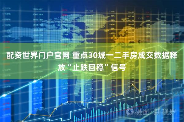 配资世界门户官网 重点30城一二手房成交数据释放“止跌回稳”信号